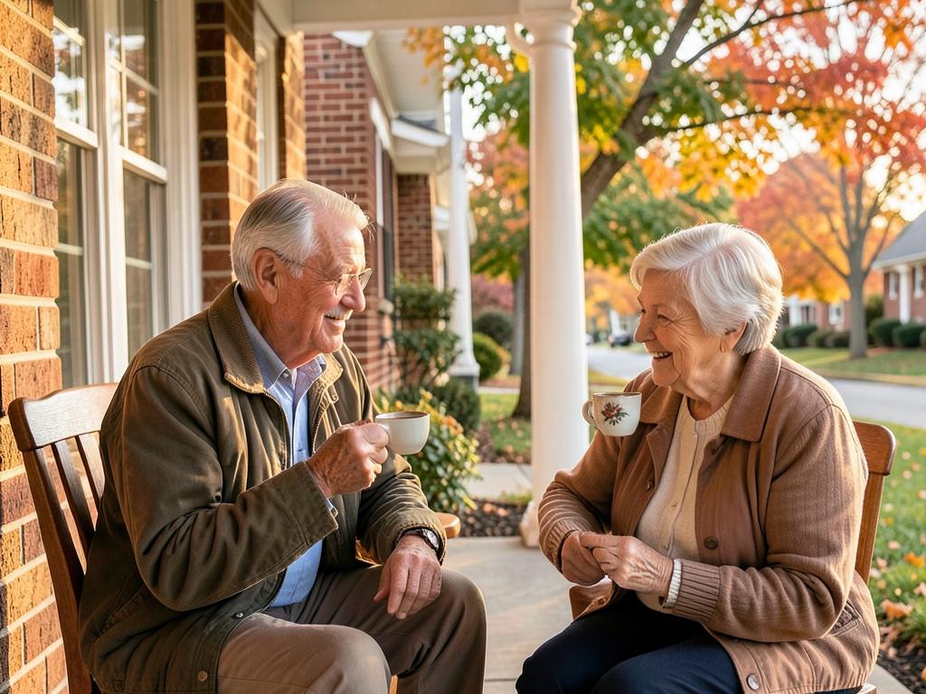 Happy retirees enjoying life in Illinois