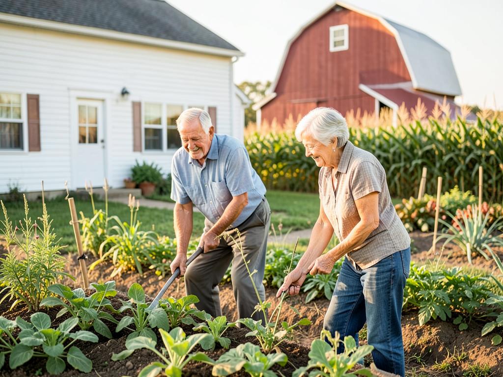 Happy retirees enjoying life in Indiana