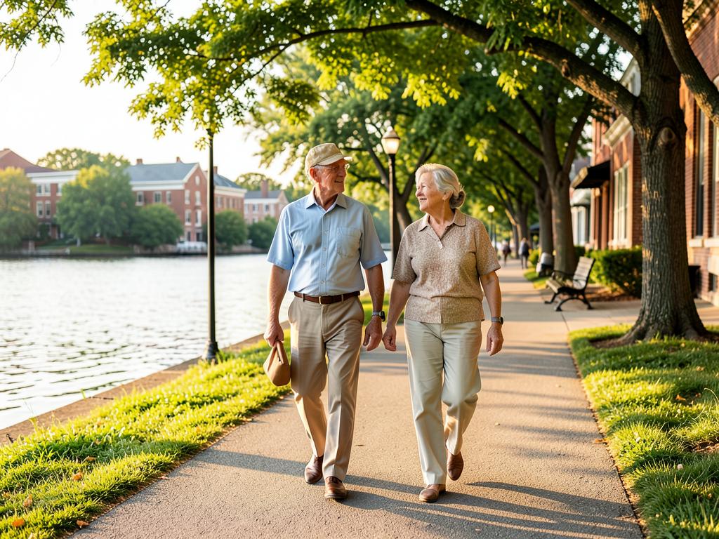 Happy retirees enjoying life in Missouri