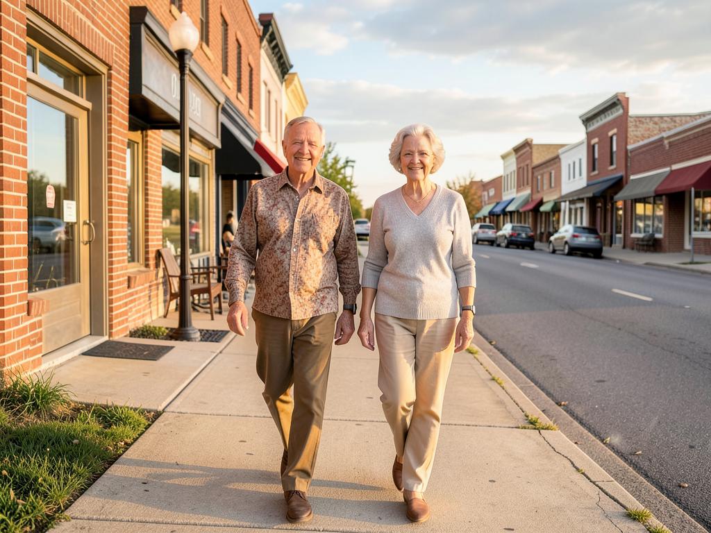 Happy retirees enjoying life in Nebraska