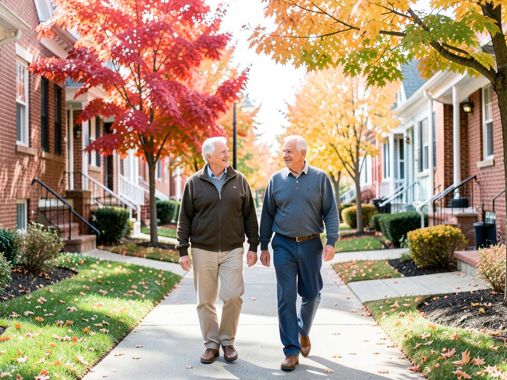 Happy retirees enjoying life in Pennsylvania