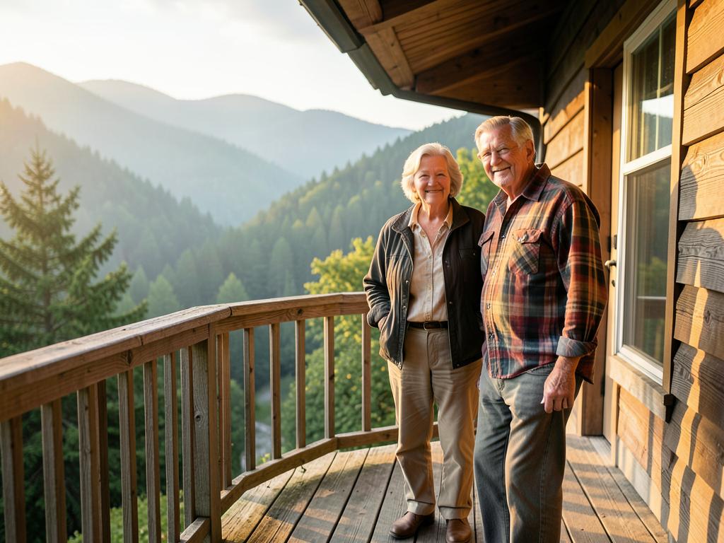 Happy retirees enjoying life in West Virginia